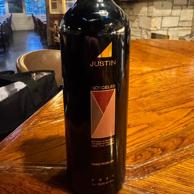 Red Justin Isosceles BTL.