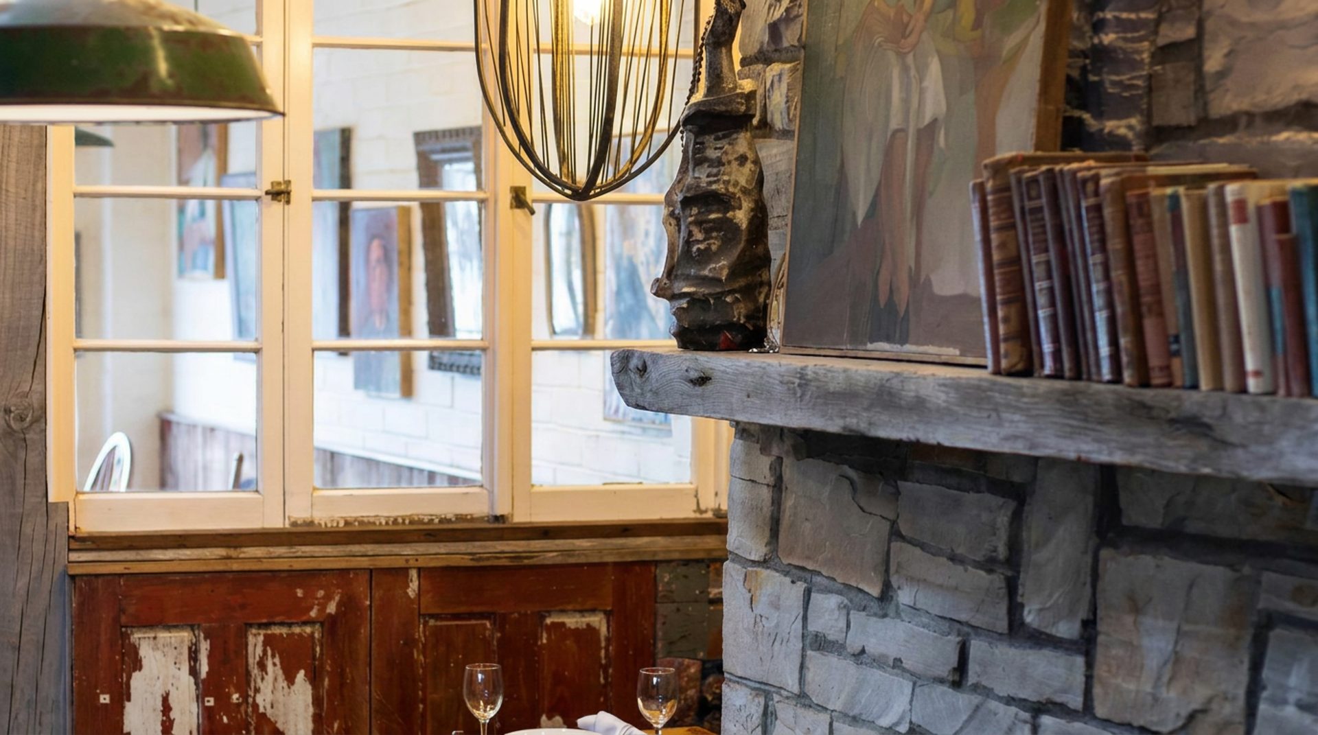 Art, food, and the room itself