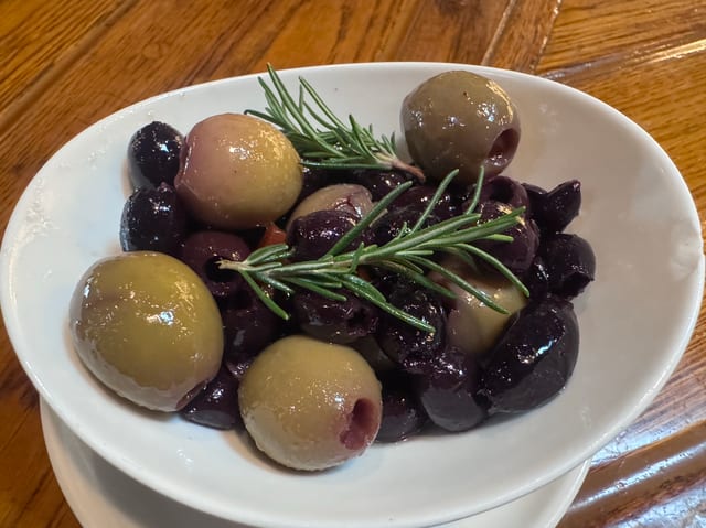 Marinated Olives.