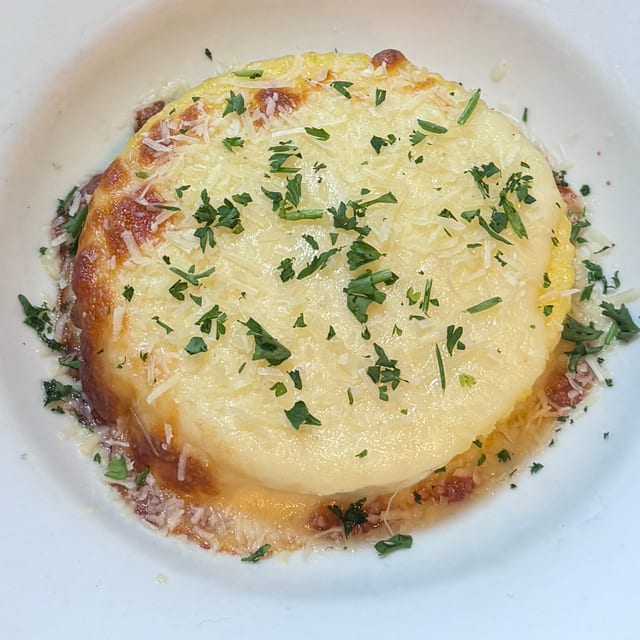 Mozzarella Polenta Bowl.