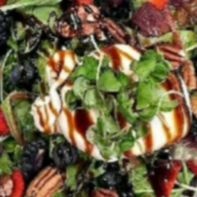 BERRIES AND BURRATA.