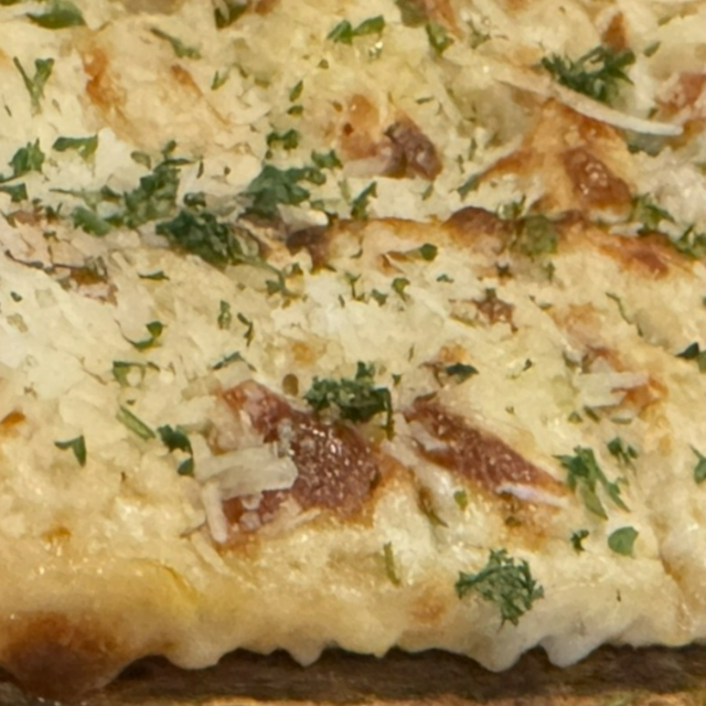 CHEESY GARLIC BREAD.