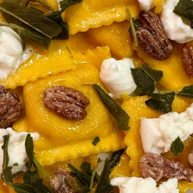BUTTER NUT RAVIOLI.