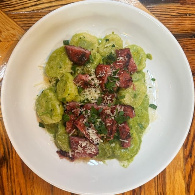 SAUSAGE PESTO.