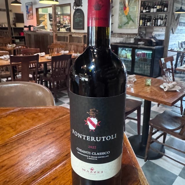 Red Chianti Fonterutoli BTL.