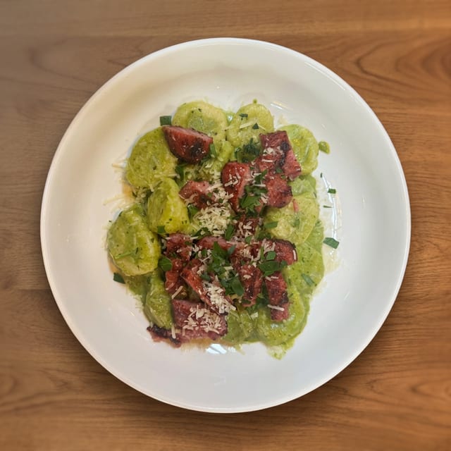 Sausage Pesto.