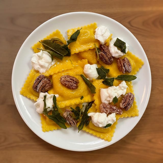 Butter Nut Ravioli.