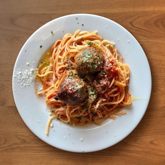 Spaghetti with Meatballs.