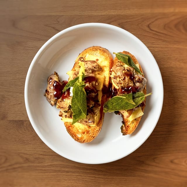 Beef Crostini.